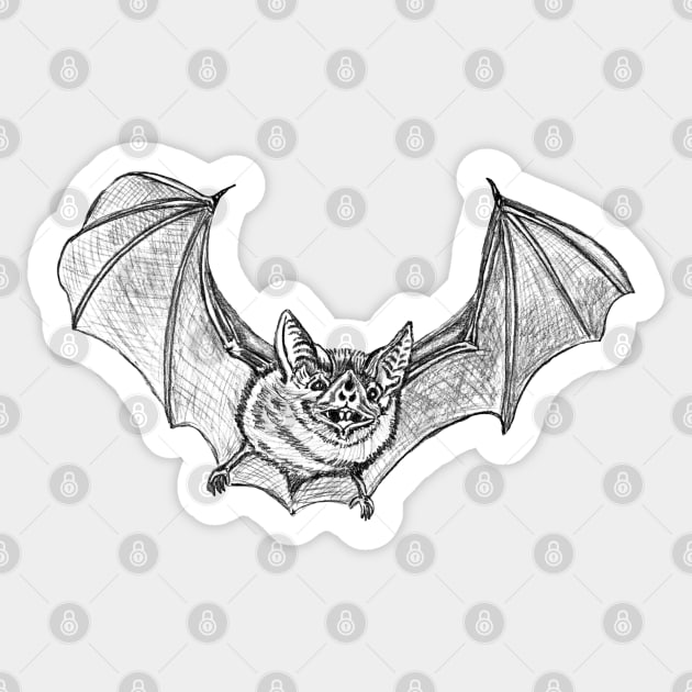 Vampire Bat Sticker by Kyko619